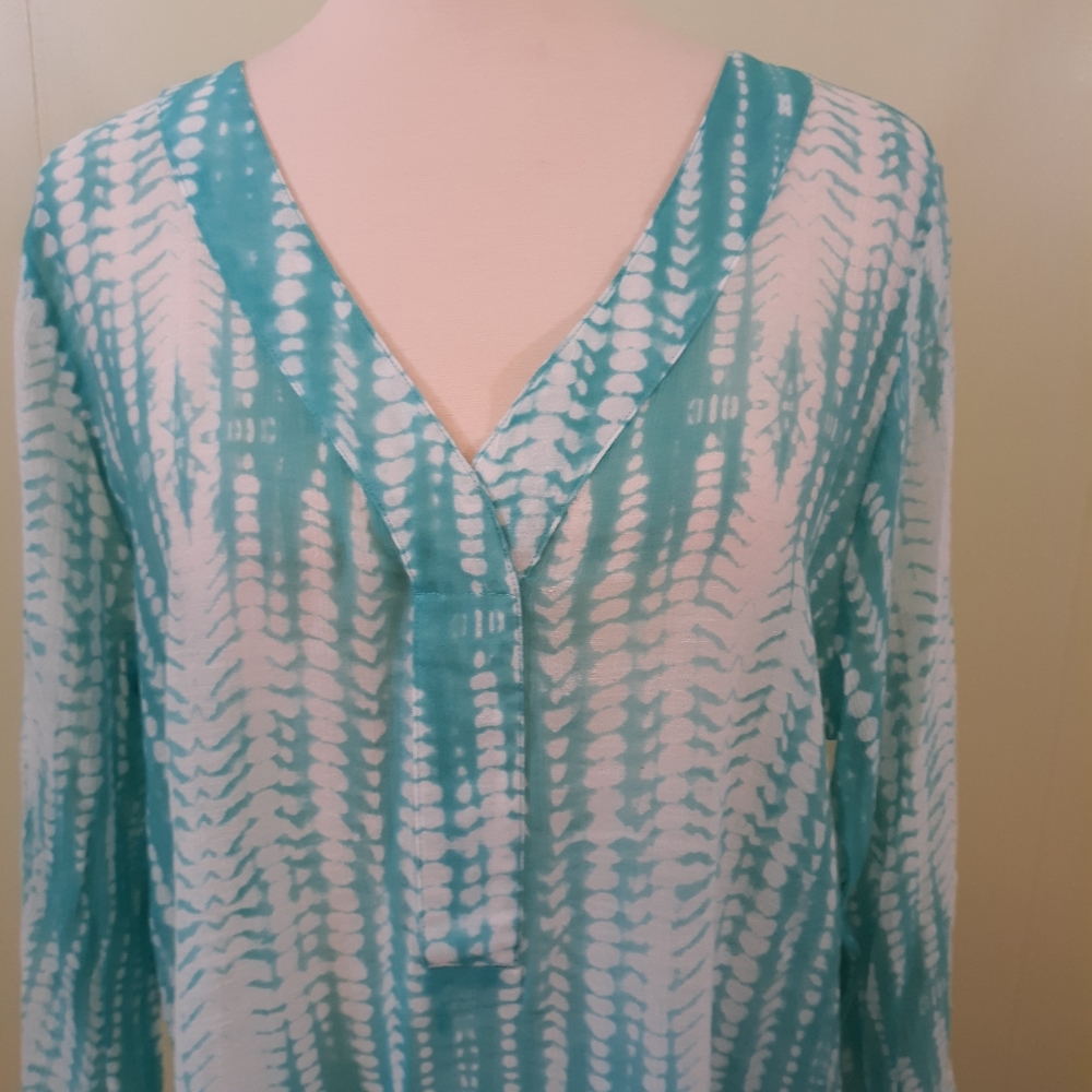 Grand & Greene sharkbite tie dye top sz medium - Picture 4 of 7